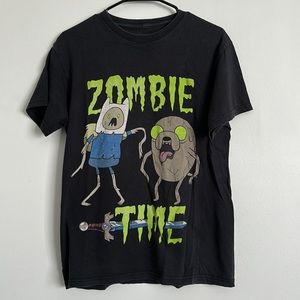 Cartoon Network Adventure Time Zombie Time T Shirt Size Medium